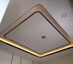 Công trình viền trần inox thạch cao