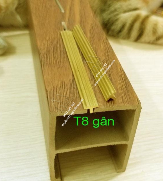 NẸP ĐỒNG T8 GÂN