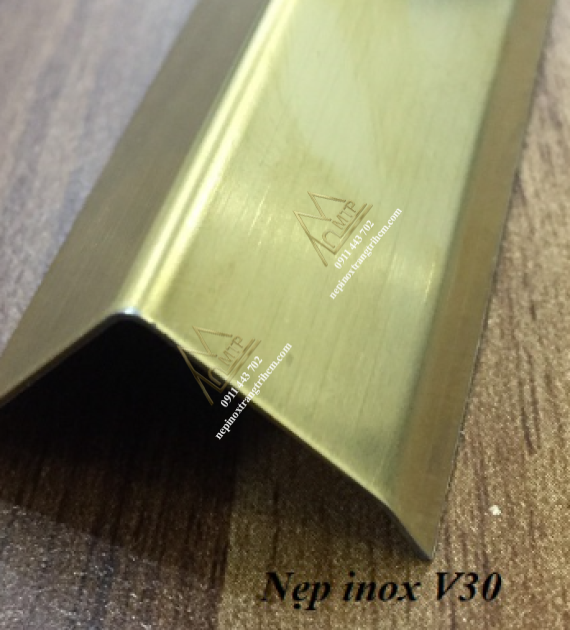 NẸP INOX CHỮ V30MM CAO CẤP