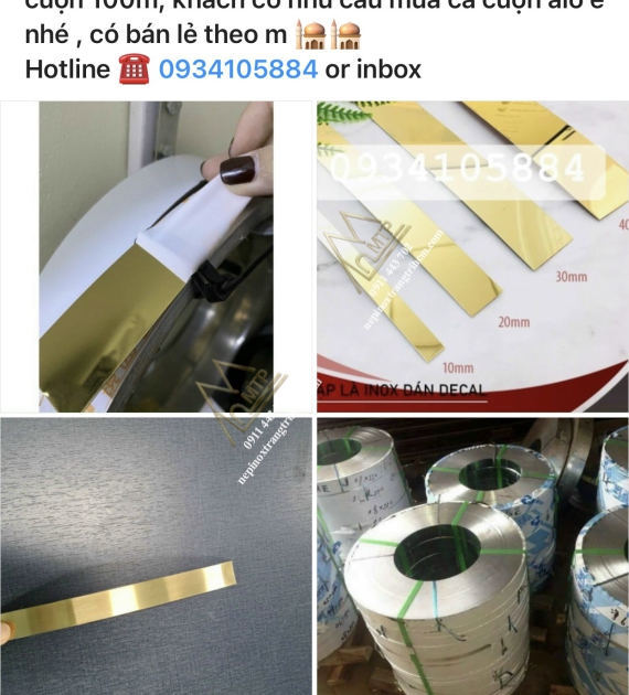 NẸP INOX LA CUỘN 15mm